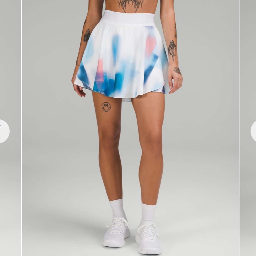 LuluTRENDYGOLF Court Rival Skirt High Rise 4" Liner Wash Print Multi|  s…